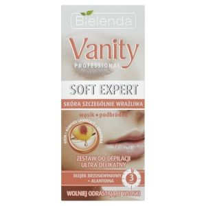 Bielenda Vanity Soft Expert Ultra-delicate mustache and chin hair removal set