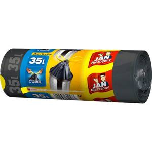 Jan Niezbędny Müllsäcke mit Klebeband, 35 l, 18 Stück
