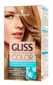 Gliss Color Care & Moisture Permanent hair dye 9-48 light nude blonde