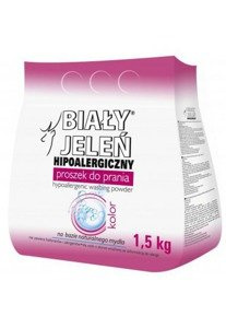 Biały Jeleń Hipoalergiczny proszek do prania kolor 1,5 kg