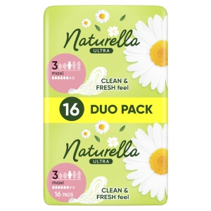Naturella Ultra Maxi Size 3 Pads with wings × 16