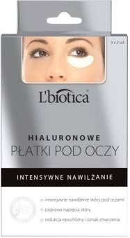 L'biotica Hydrogel-Hyaluron-Augenpflaster, intensive Feuchtigkeitsversorgung, 3 Paar