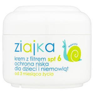 Ziaja Ziajka Creme Filter für Kinder und Babys ab 3 Monaten SPF 6 50ml