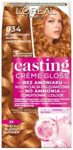 L'Oreal Paris Casting Crème Gloss farba do włosów 823 bursztynowy blond
