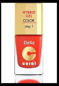 LAKIER DO PAZNOKCI HYBRID GEL 14 POMARANCZOWA CZERWIEN
