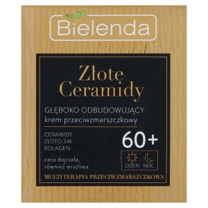 Bielenda Złote Ceramides 60+ Tiefenaufbauende Anti-Falten-Creme für Tag und Nacht 50 ml