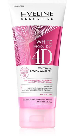 Eveline Cosmetics White Prestige 4D Whitening Gesichtswaschgel