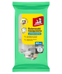 Jan Niezbędny Universelle Feuchttücher, 40 Stück