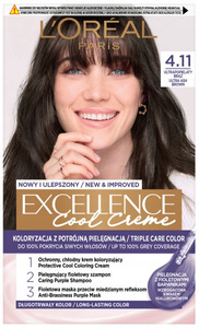 4.11 Ultra Braun L'Oreal Excellence Cool Creme Haarfarbe