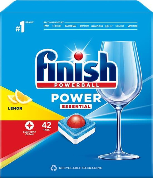 Finish Power Essential Lemon Spülmaschinentabs 42 Stück