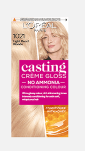 L'Oreal Paris Casting Creme Gloss Hair Dye 1021 Light Pearl Blonde