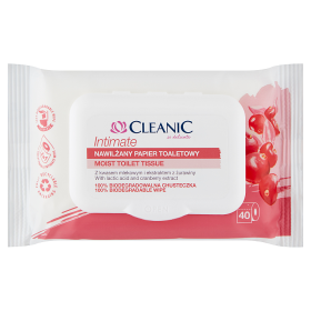 Cleanic Intimate Moistened toilet paper 40 pieces
