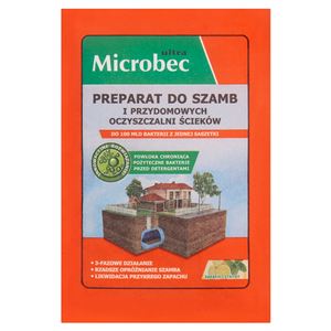 Microbec ultra Preparat do szamb i przydomowych oczyszczalni ścieków 25 g