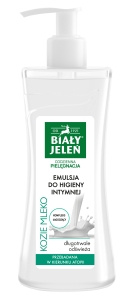 Biały Jeleń Intimate hygiene emulsion goat milk moisturizing 265 ml