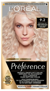 L'Oréal Paris Préférence Haarfärbemittel sehr, sehr hellbeige-perlblond 92 Warschau