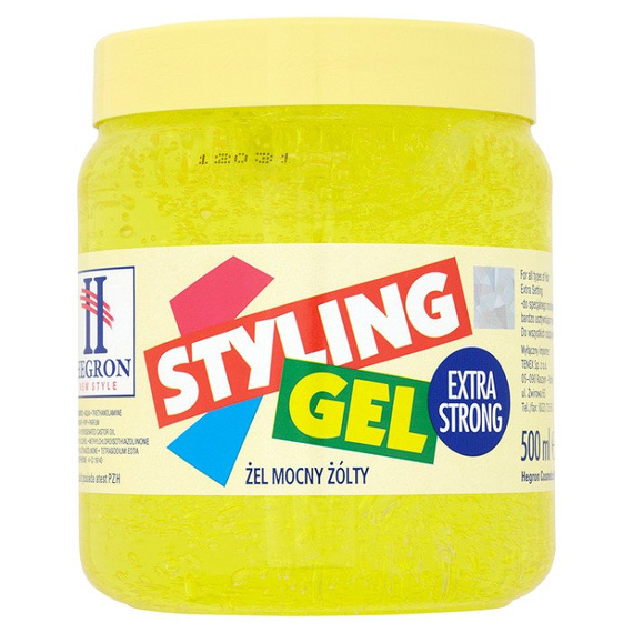 Hegron Haargel stark gelb 500ml