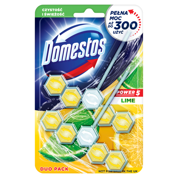 Domestos Power 5 Lime Toilettenblock 2 x 55 g