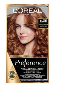 L'Oréal Paris Préférence Hair Dye Light Amber 6.35 Havana