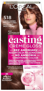 L'Oreal Paris Casting Crème Gloss farba do włosów 518 Orzechowe Machaccino