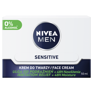 Nivea MEN Sensitive Łagodzący krem nawilżający do twarzy dla mężczyzn 50 ml