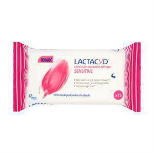 Lactacyd Sensitive Intimate hygiene wipes 15 pieces