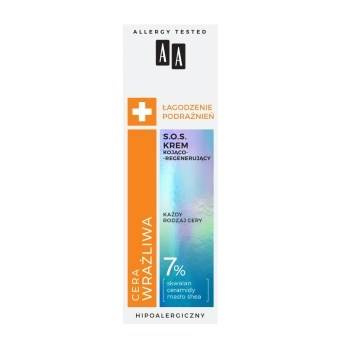 AA Sensitive Skin SOS soothing and regenerating cream 50 ml