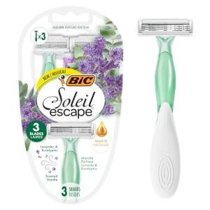 BiC Soleil Escape 3-Blade Razor 3 Pack