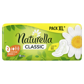 Naturella Classic Normal Size 1 Pads with wings × 18