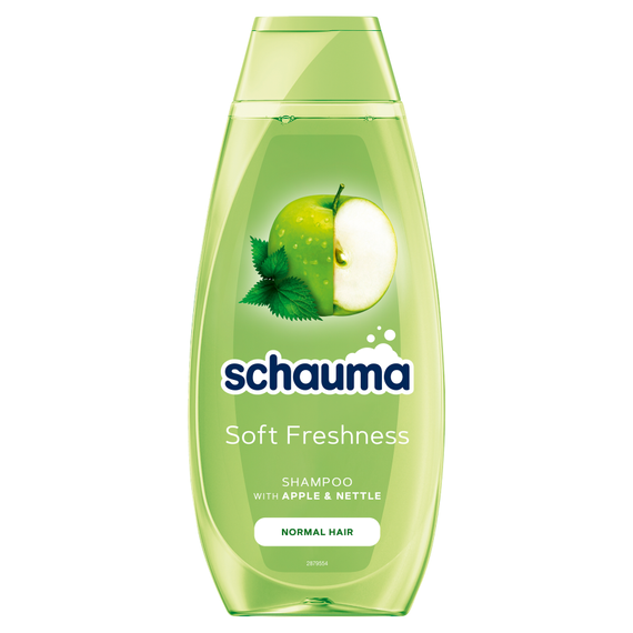 Schauma Soft Freshness Szampon do włosów normalnych jabłko & pokrzywa 400 ml