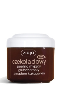 Ziaja Czekoladowy peeling myjący gruboziarnisty z masłem kakaowym 200 ml