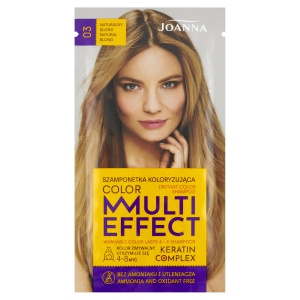 Joanna Multi Effect Color Shampoo zum Färben von Naturblond 03 35 g