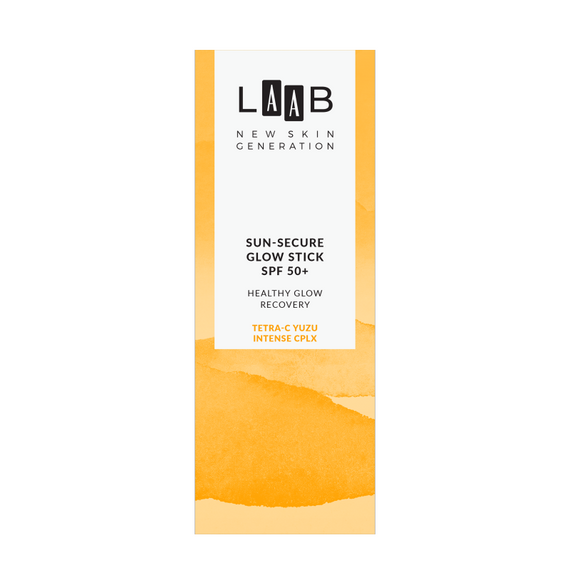 AA LAAB Tetra-C Yuzu Intense CPLX Sun-Secure Glow Stick SPF50+ 20g