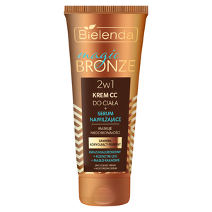 Bielenda Magic Bronze 2w1 Krem CC do ciała + serum nawilżające 150 ml