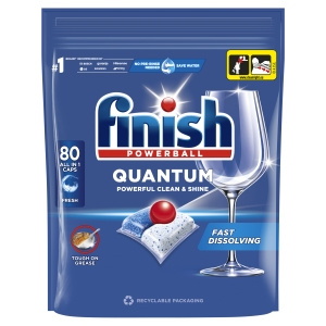 Finish Quantum Fresh Kapsułki do mycia naczyń w zmywarce 832 g (80 sztuk)