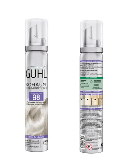 Guhl pianka koloryzująca do włosów Srebrny Blond 98 100 ml z Niemiec