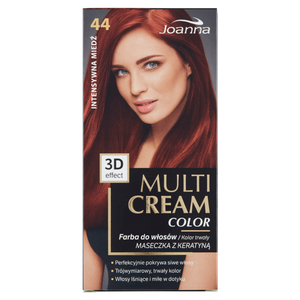 Joanna Multi Cream Color Haarfarbe intensives Kupfer 44