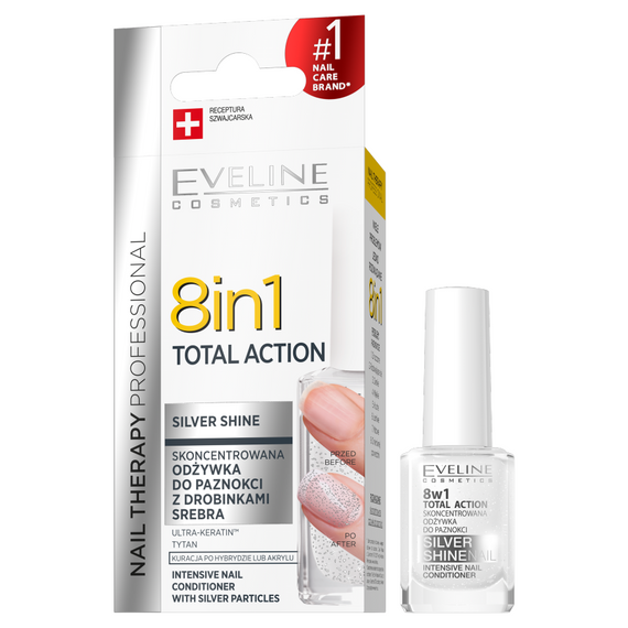 Nail Therapy Professional Konzentrierter Nagelconditioner mit Silberpartikeln 8in1