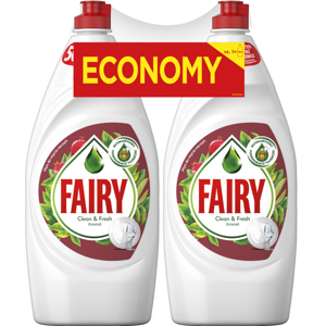 Fairy Clean & Fresh Granatapfel mit Geißblatt Spülmittel 1,8 l