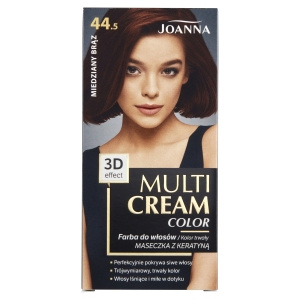 Joanna Multi Cream Color Farba do włosów miedziany brąz 44.5
