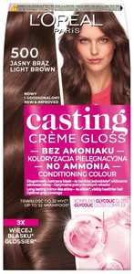 L'Oreal Paris Casting Creme Gloss Farba do włosów 500 jasny brąz