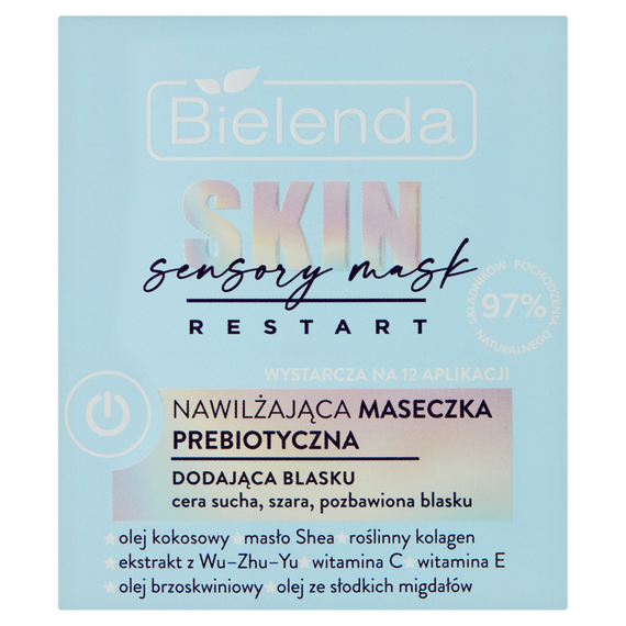 Bielenda Skin Restart Sensory Mask Nawilżająca maseczka prebiotyczna 50 ml