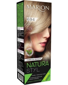 Marion Natura Styl farba do włosów 694 Popielaty Blond 80ml + odżywka 10ml