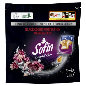 Sofin Complete Care Black Color Protection Wäschekapseln 576 g (24 Wäschen)