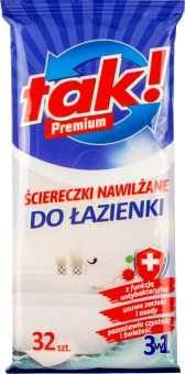 Tak Ściereczki nawilżane 32 szt do łazienki