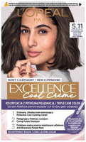 5.11 Ultra Ash Light Brown L'Oreal Excellence Cool Creme Haircolour