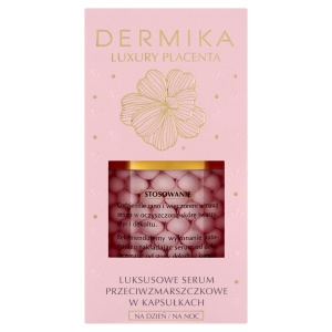 Dermika LUXURY PLACENTA serum przeciwmarszczkowe w kapsułkach 60 g