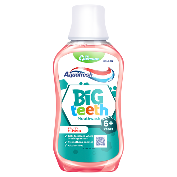 Aquafresh Big Teeth Mundwasser für Kinder ab 6 Jahren, 300 ml