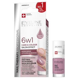 Nail Therapy Professional Skoncentrowana odżywka do paznokci nadająca kolor 6w1, Dusty Pink