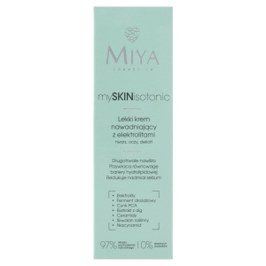 Miya MySkinIsotonic Lekki krem nawadniający z elektrolitami 40 ml