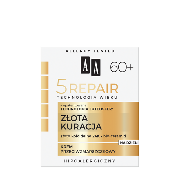 AA Technology of Age 5Repair 60+ Gold Treatment Anti-Falten-Tagescreme 50 ml